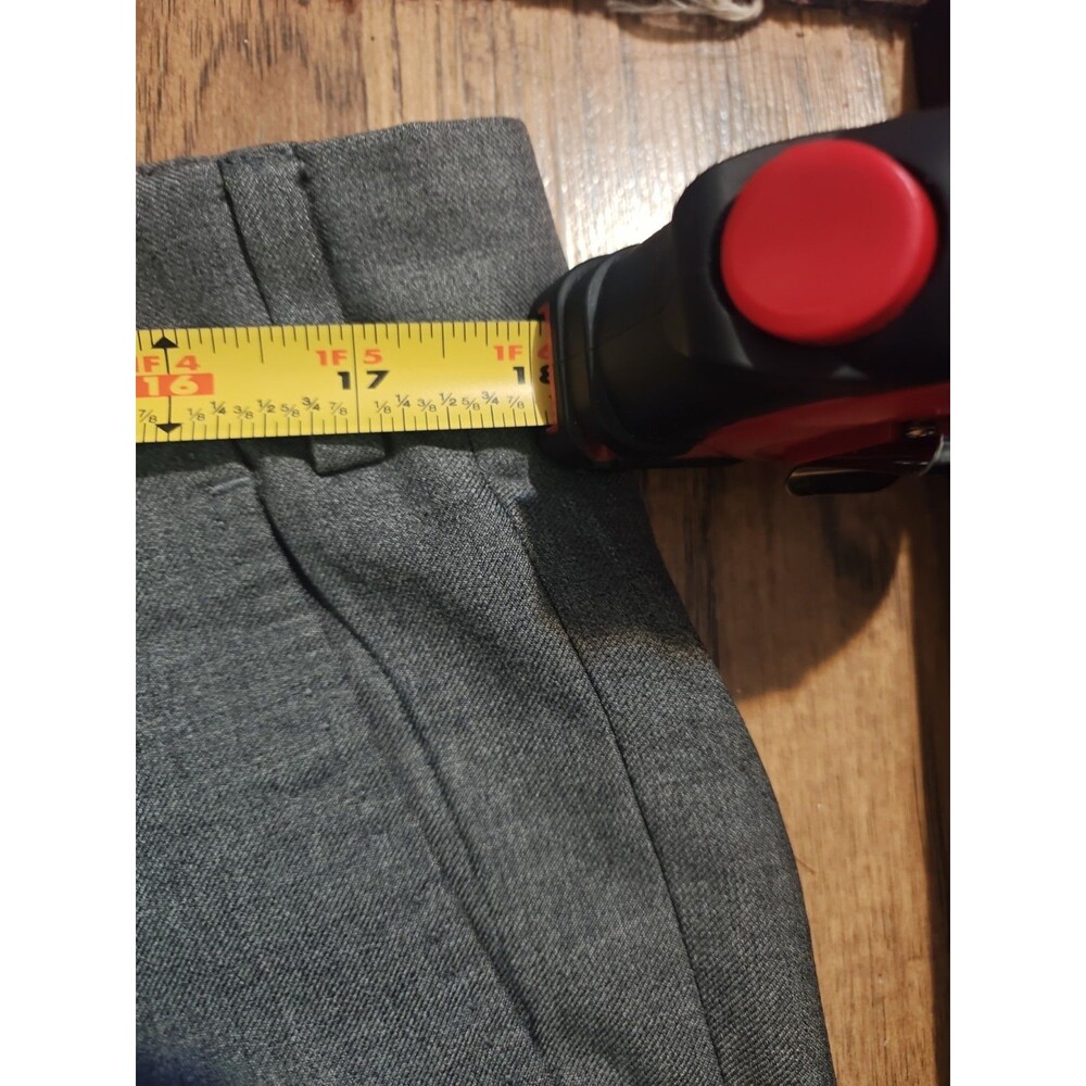 Ermenegildo Zegna Mens Regular Fit Wool Dress Trousers 36x32 Gray Business - Picture 4 of 9